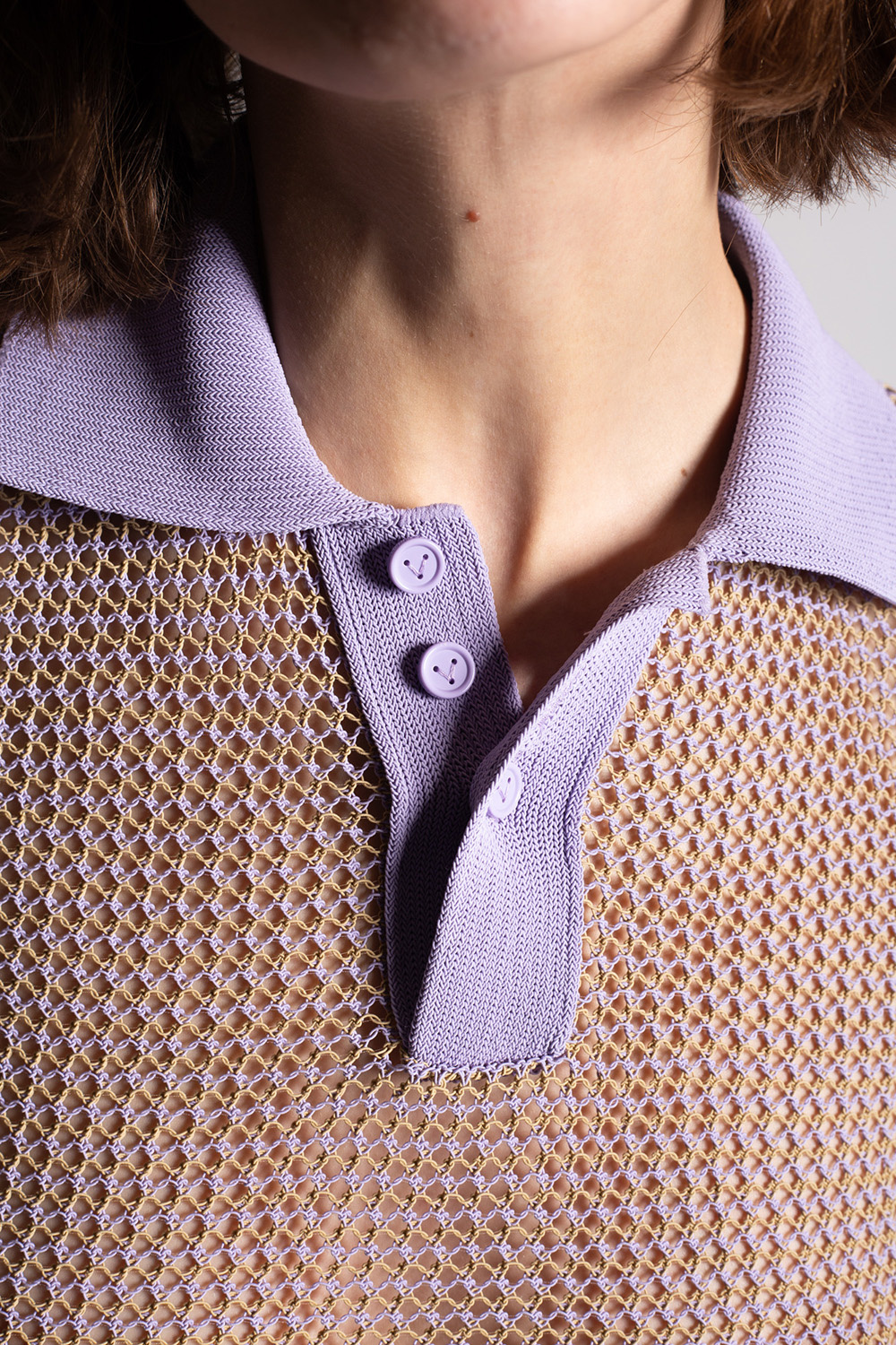 Bottega Veneta Openwork polo shirt | Women's Clothing | Vitkac